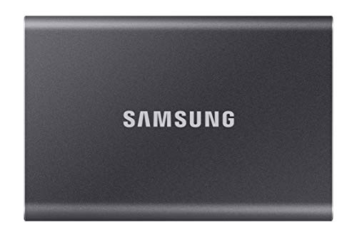 Samsung MU-PC1T0T/WW T7 - SSD Esterno Portatile da 1 TB, USB 3.2 Gen 2, 10 Gbps, Tipo-C, Grigio Titanio