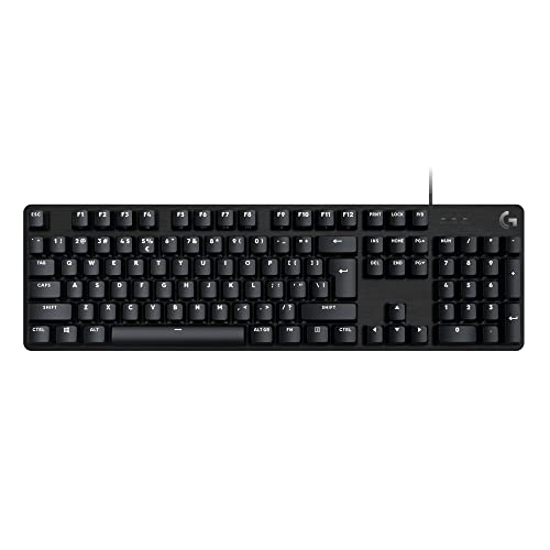Logitech G413 SE Tastiera Meccanica Gaming Full Size - Tastiera Retroilluminata con Switch Meccanici Tattili, Anti-Ghosting, Compatibile con Windows, macOS, Layout Italiano QWERTY - Alluminio Nero