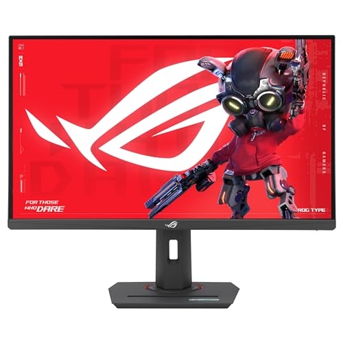 ASUS ROG Strix XG27UCS Monitor Gaming da 27” pollici 4K UHD (3840x2160), 160 Hz, 1ms (GTG), Fast IPS, Extreme Low Motion Blur Sync, G-Sync, DisplayWidget Center, USB Type-C, HDR, Nero