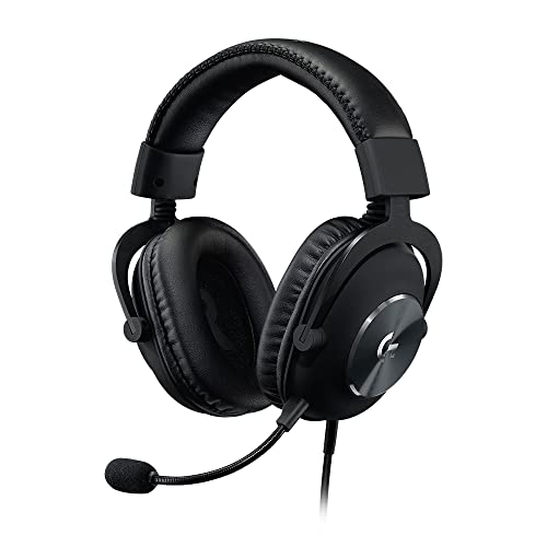 Logitech G PRO X Cuffia Gaming Cablata con cavo e Microfono Blue VO!CE, DTS Headphone:X 7.1 e Driver PRO-G da 50 mm, 7.1 Surround pensato per Esport Gaming, per PC/PS/Xbox/Nintendo Switch - Nero